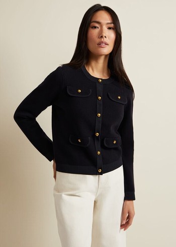 Phase Eight Libbyted Knitwear Navy Canada | MXWNBD-562